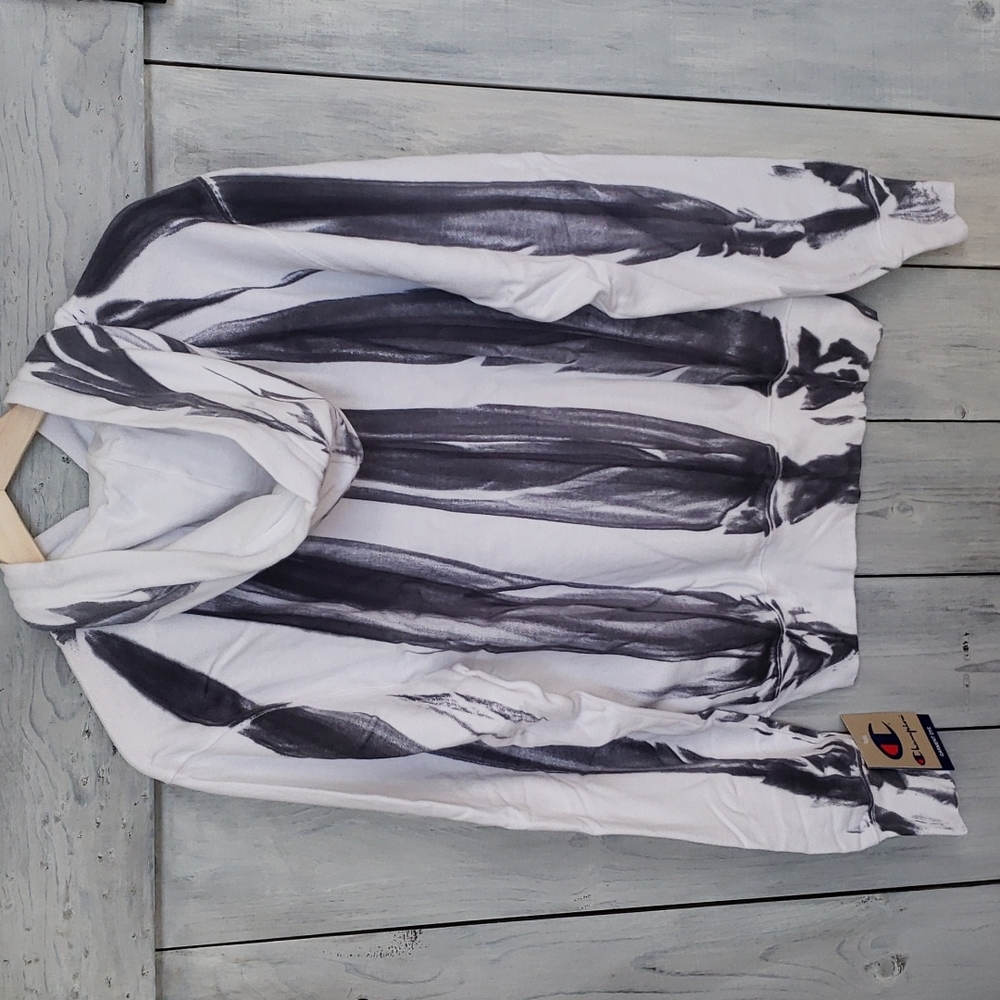 Champion Lightweight Fleece Feather Dye Hoodie Mens Size Large NEW NWT - Picture 3 of 9